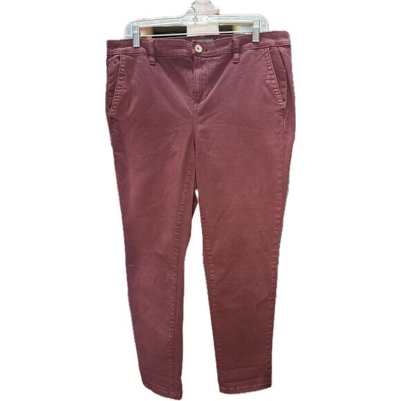 Torrid Women's Straight Leg Pants in Burgundy - Picture 1 of 8